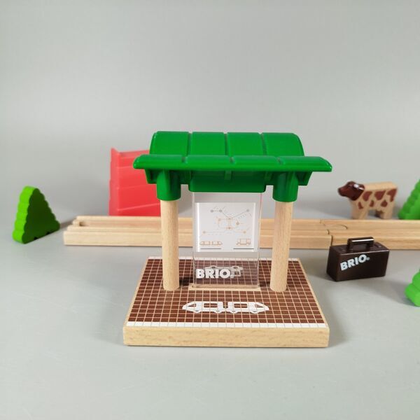 BRIO Holzeisenbahn Set - Züge, Schienen, Figuren & Zubehör | mehrfarbig 2