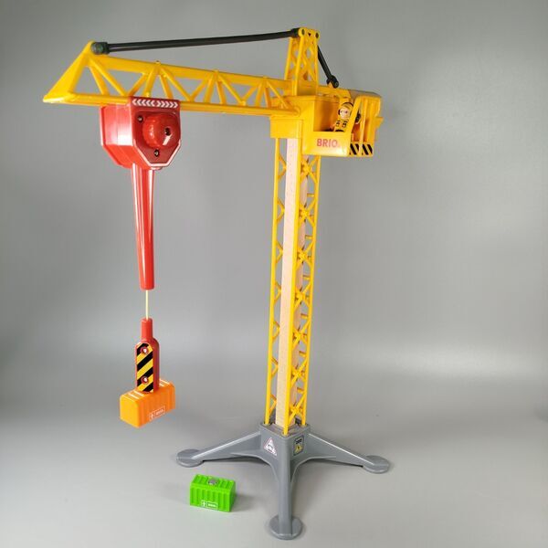 BRIO Holzspielzeug-Kran Set | mehrfarbig 1