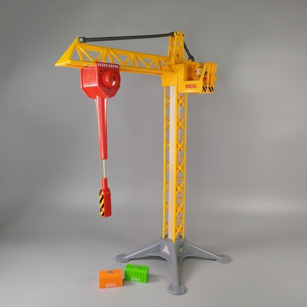 BRIO Holzspielzeug-Kran Set | mehrfarbig 4
