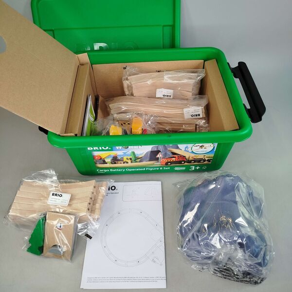 BRIO World Cargo 33983 Zugsete | mehrfarbig, image 1 of 3