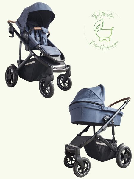 Britax Römer Duo Smile III Kombikinderwagen | blau/grau 1