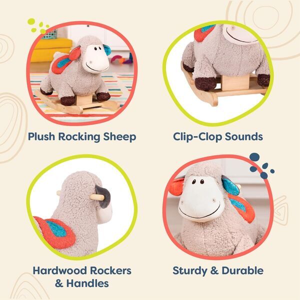 B. Toys Schaukelpferd Schaf | večbarven 3