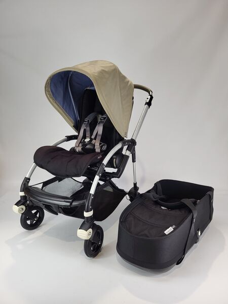 Bugaboo Bee 5 combination stroller | gray/beige, image 2 of 5