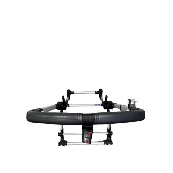 Bugaboo Cameleon3 Gestell | silver/black | Black Leather Handle 1