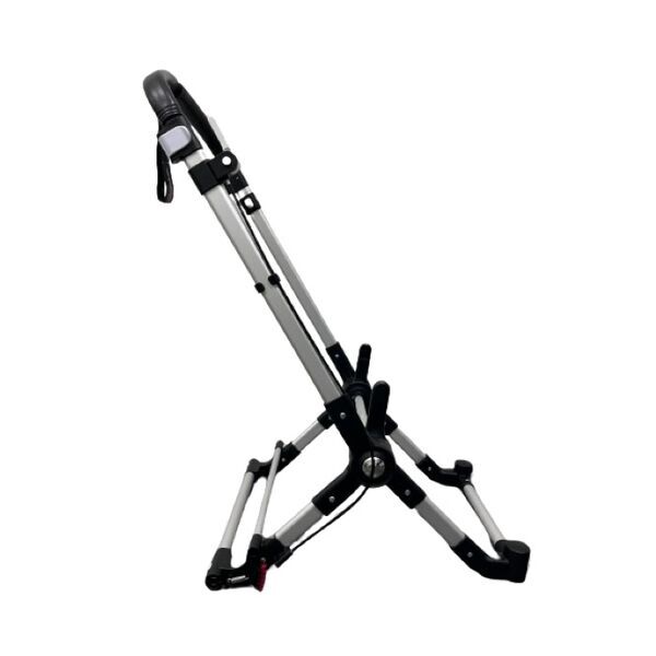 Bugaboo Cameleon3 Gestell | silver/black | Black Leather Handle 2