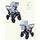 Bugaboo Donkey 2 Mono Geschwisterkinderwagen | gray thumbnail 1/4