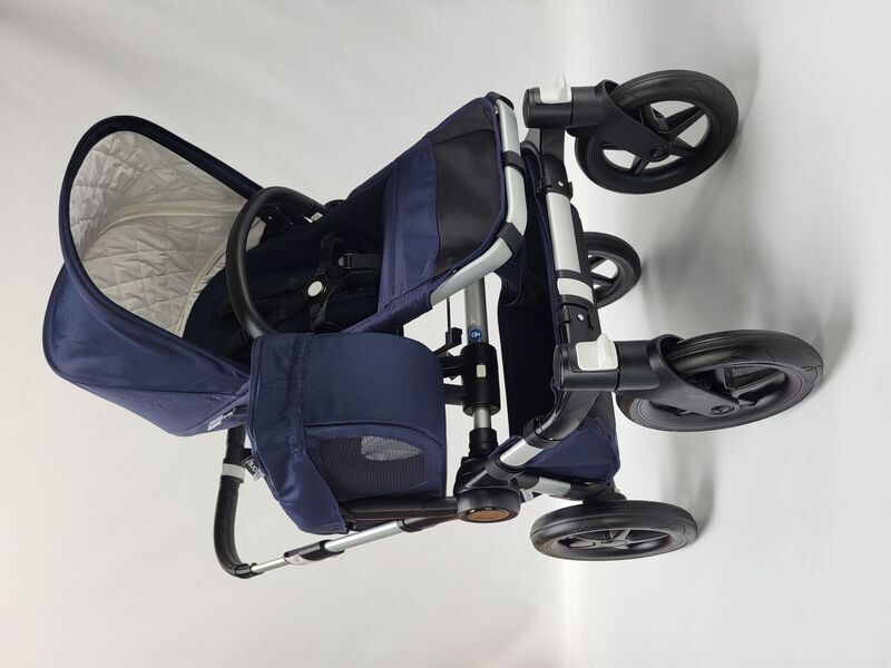 Bugaboo Donkey 2 Mono poussette pour enfants rapprochés | bleu foncé, image 2 of 5
