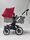 Bugaboo Donkey 2 Mono Kombikinderwagen | gray/red, thumbnail 3 of 5