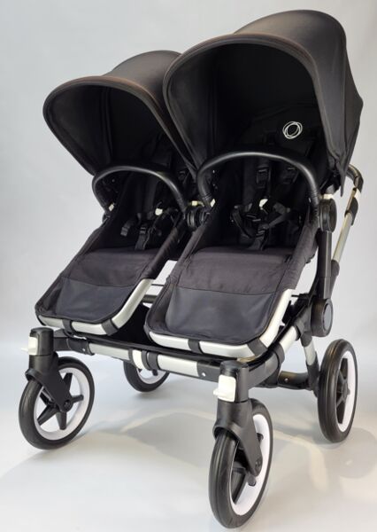 Bugaboo Donkey 2 Twin Kinderwagen | schwarz 2