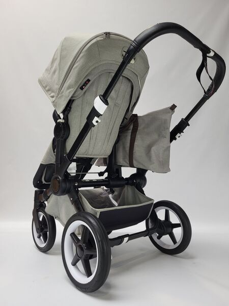 Bugaboo ezel 2 Twin 2-in-1 kinderwagen | schwarz/hellgrau, image 5 of 5