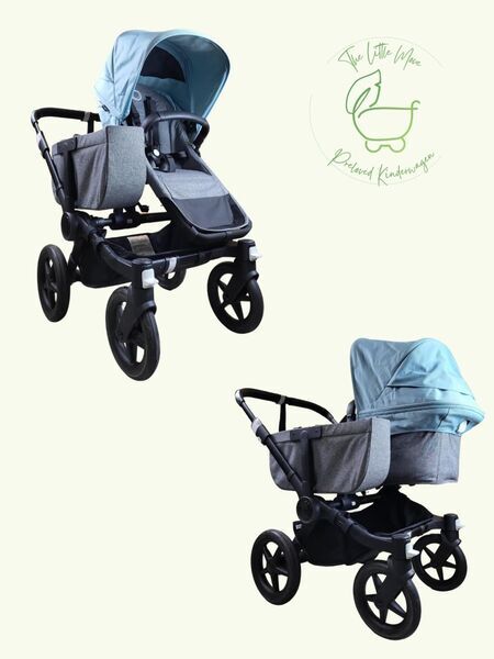 Bugaboo Donkey 3 Duo Geschwisterwagen | blau/grau 1
