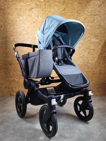 Bugaboo Donkey 3 Duo Geschwisterwagen | blau/grau 2