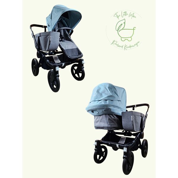 Bugaboo Donkey 3 Mono Geschwisterwagen | türkis 1