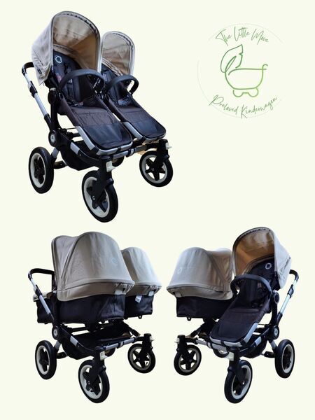 Bugaboo Donkey Geschwisterwagen | beige/black 1
