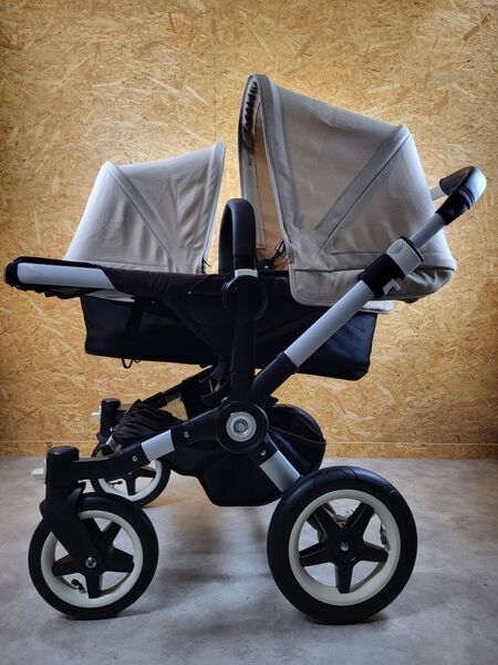 Bugaboo Donkey Geschwisterwagen | beige/black 2