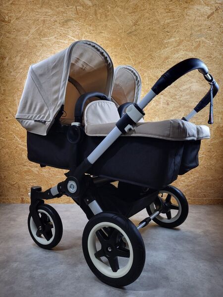 Bugaboo Donkey Geschwisterwagen | beige/black 3