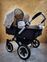Bugaboo Donkey Geschwisterwagen | beige/schwarz thumbnail 3/5
