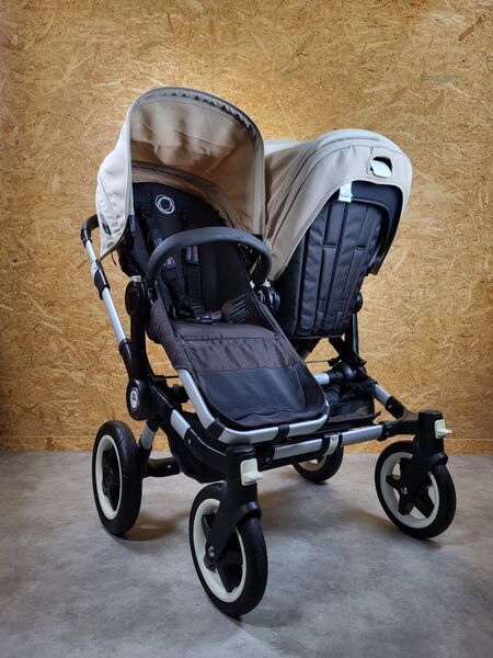Bugaboo Donkey Geschwisterwagen | beige/black 4