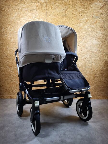 Bugaboo Donkey Geschwisterwagen | beige/black 5
