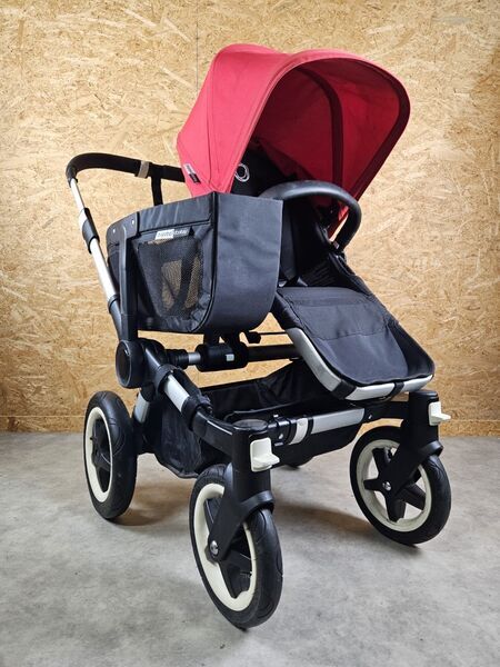 Bugaboo Donkey Mono Geschwisterwagen | rot 2