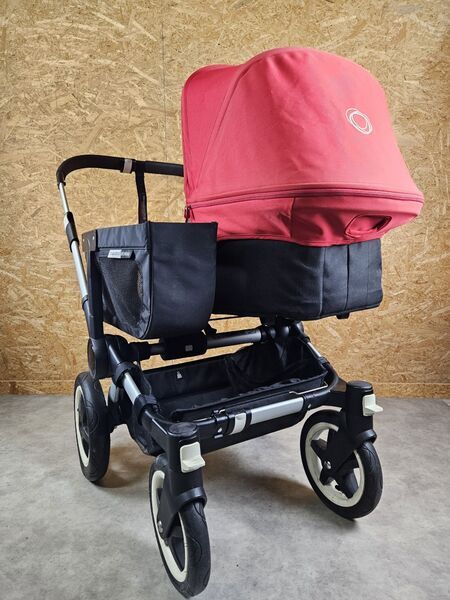 Bugaboo Donkey Mono Geschwisterwagen | rot 5