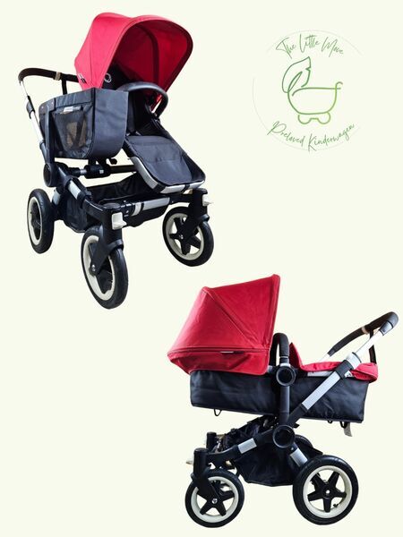 Bugaboo Donkey Mono Geschwisterwagen | rot 1