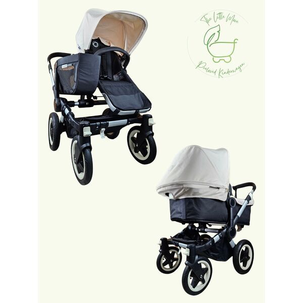 Bugaboo Donkey Mono Geschwisterwagen | weiß 1
