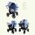 Bugaboo Donkey Twin Geschwisterwagen | blau thumbnail 1/5