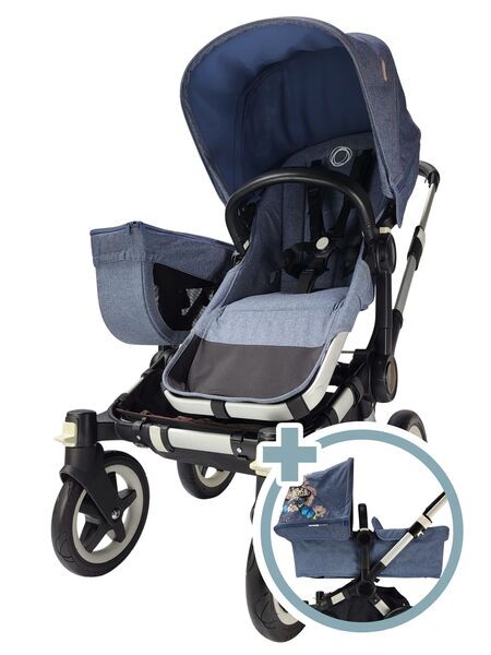 Bugaboo Donkey 2 Duo Kinderwagen | blau, image 1 of 3