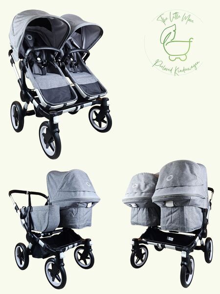 Bugaboo Donkey 3 Twin Kinderwagen | grijs 1