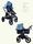 Bugaboo Fox 2 Kombikinderwagen | blau/schwarz thumbnail 1/3