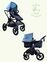 Bugaboo Fox 2 Kombikinderwagen | blau/schwarz thumbnail 1/3