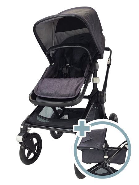 Bugaboo Fox 2 carrinho de bebé 2 em 1 | preto/cinza escuro, image 1 of 5