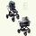 Bugaboo Fox 3 Kombikinderwagen | beige/schwarz thumbnail 1/2