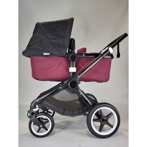 Bugaboo Fox pushchair | black/bordeaux, image 2 of 3