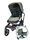 Bugaboo Fox Kombikinderwagen | black/green, thumbnail 1 of 5