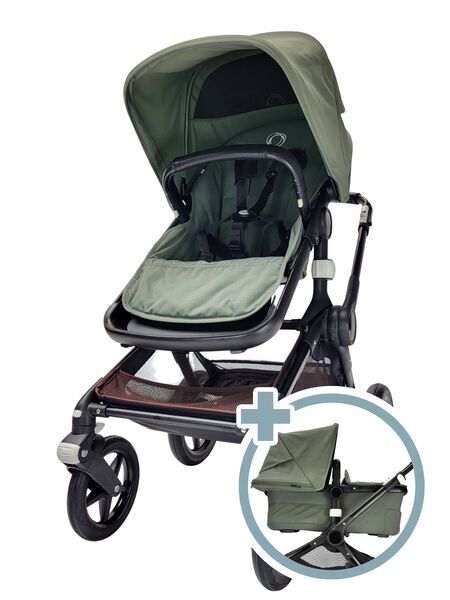 Bugaboo Fox Kombikinderwagen | black/green, image 1 of 5