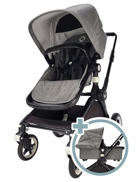 Bugaboo Fox 2-in-1 kinderwagen | grijs/zwart, image 1 of 5
