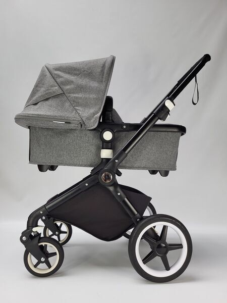 Bugaboo Fox 2-in-1 kinderwagen | grijs/zwart, image 2 of 5