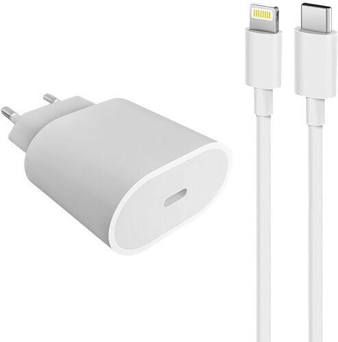 Som Ny: Snabbladdare (20W) & laddkabel (Lightning) | vit