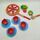 Bundle Kinderküche Zubehör Holzpizza & Teeservice mit Kochgeschirre | multicolored, thumbnail 3 of 4
