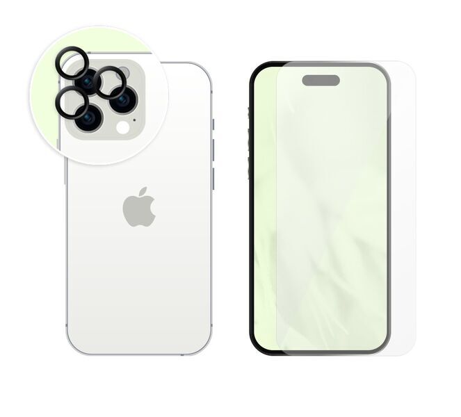 Screenprotector & cameralensbescherming | PanzerGlass™ | iPhone 15 Pro 1