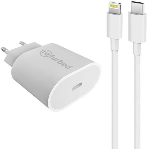 Som Ny: Snabbladdare (20W) & laddkabel (Lightning) | vit