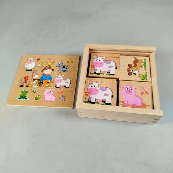 Bundle Tiere & Anziehbär Holzpuzzle & Anziehpuzzle Sete | mehrfarbig, image 4 of 4
