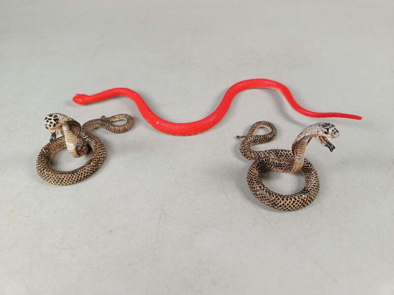 Bundle Tiere & Insekten Schlange Krokodil Skorpion Oktopus Chamäleon Set von 9 Figurene | mehrfarbig, image 4 of 5