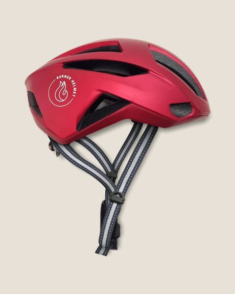 Burner Helmet Fahrradhelm Red Ocean (RECYCLED) | Nylon Fischgrät | Grau | Medium, image 2 of 3