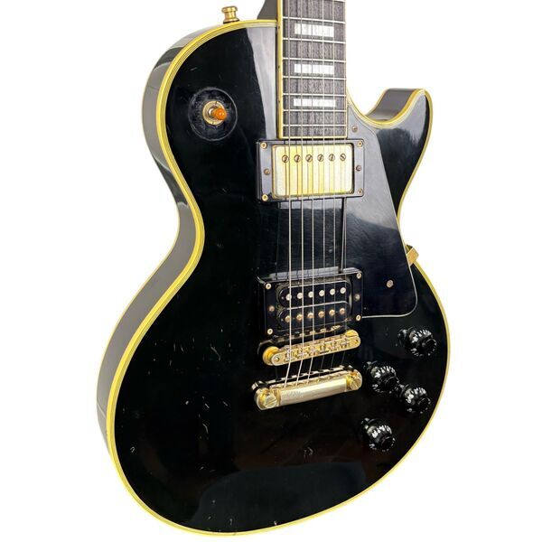 Burny Les Paul Custom - Ebony | ebony, image 1 of 4
