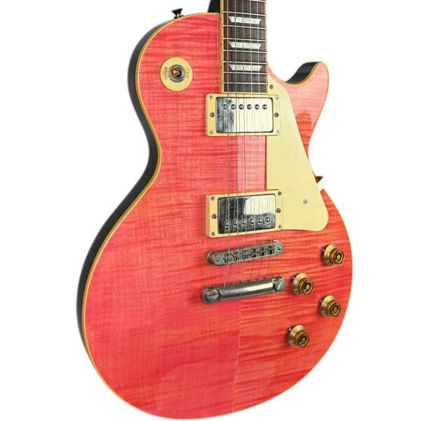 Burny Love Rock Les Paul LSD-55N 2012 - Trans Pink | Trans Pink, image 1 of 4