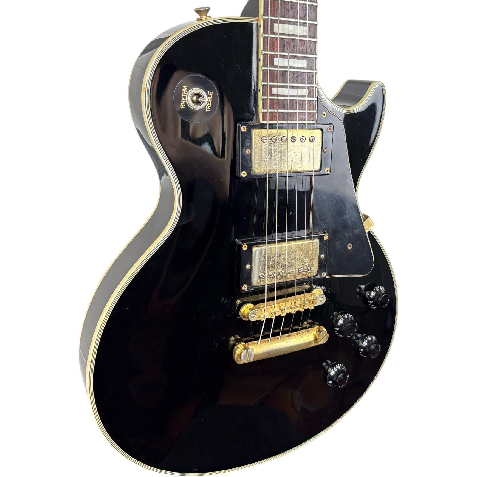 Burny RLC Les Paul Custom - Ebony | Ebbenhout