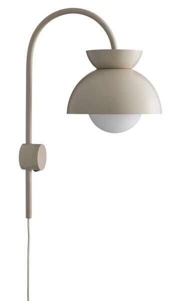 Butterfly wall lamp metal beige | grey, image 1 of 3